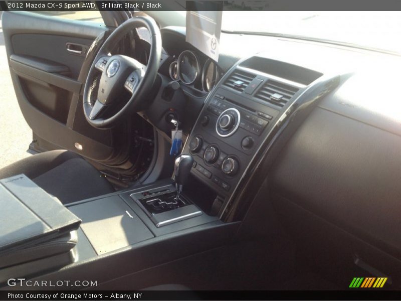 Brilliant Black / Black 2012 Mazda CX-9 Sport AWD