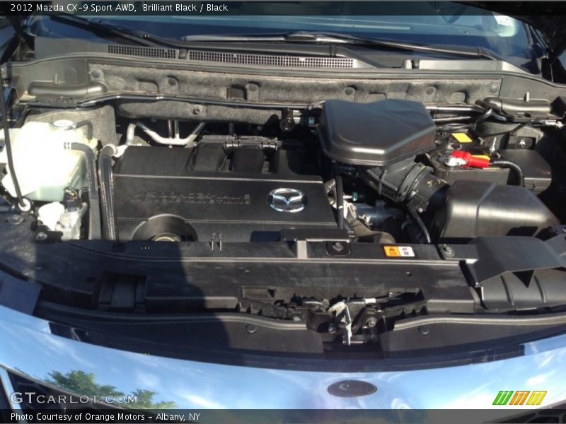 Brilliant Black / Black 2012 Mazda CX-9 Sport AWD