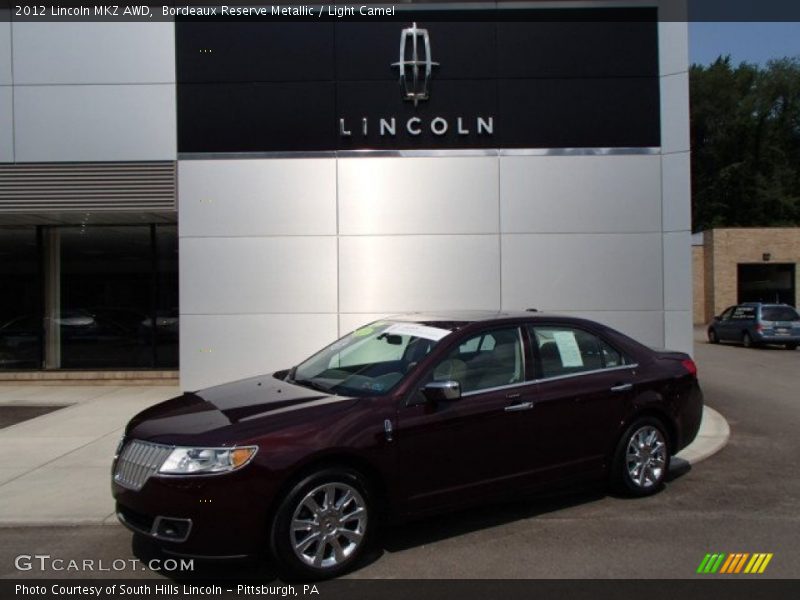 Bordeaux Reserve Metallic / Light Camel 2012 Lincoln MKZ AWD