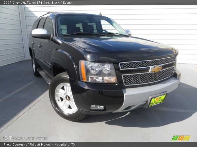 Black / Ebony 2007 Chevrolet Tahoe Z71 4x4