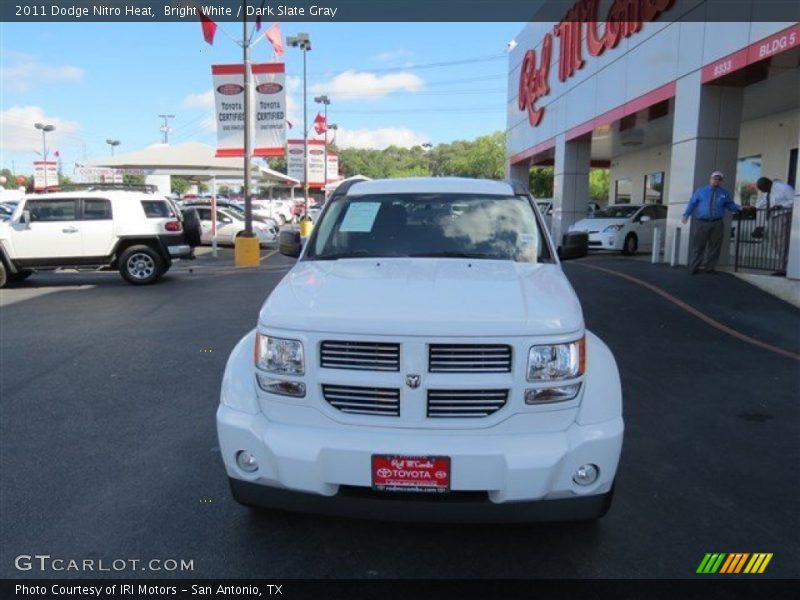 Bright White / Dark Slate Gray 2011 Dodge Nitro Heat