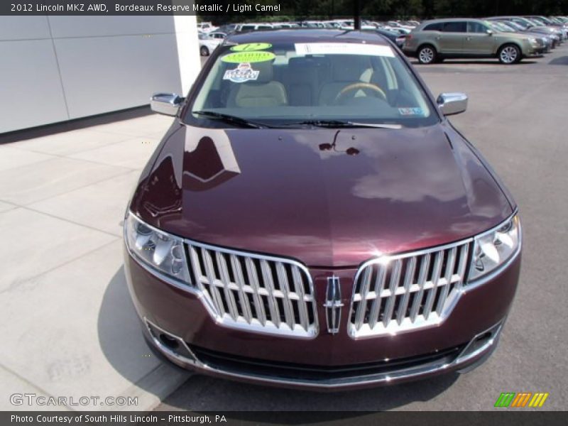 Bordeaux Reserve Metallic / Light Camel 2012 Lincoln MKZ AWD