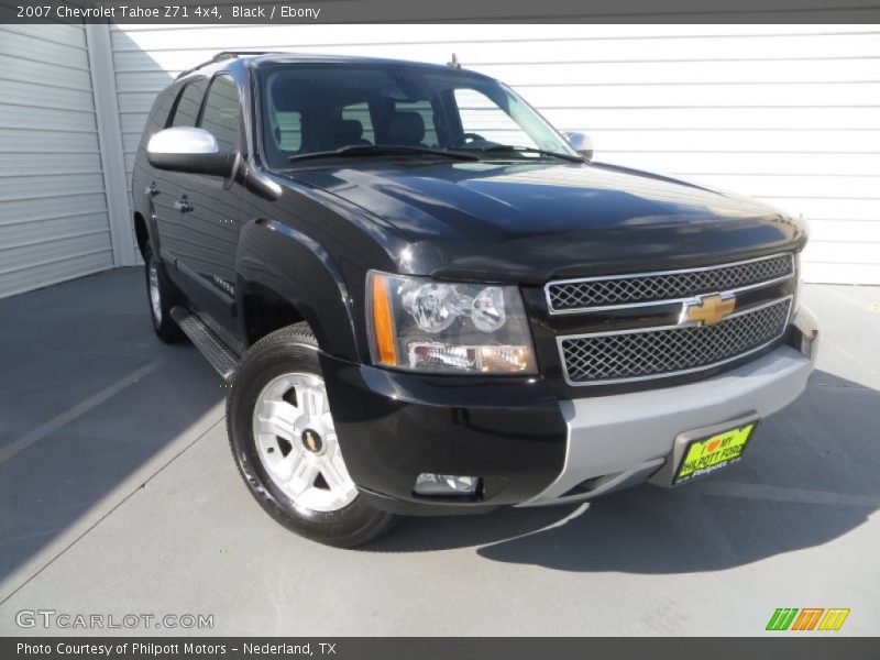 Black / Ebony 2007 Chevrolet Tahoe Z71 4x4