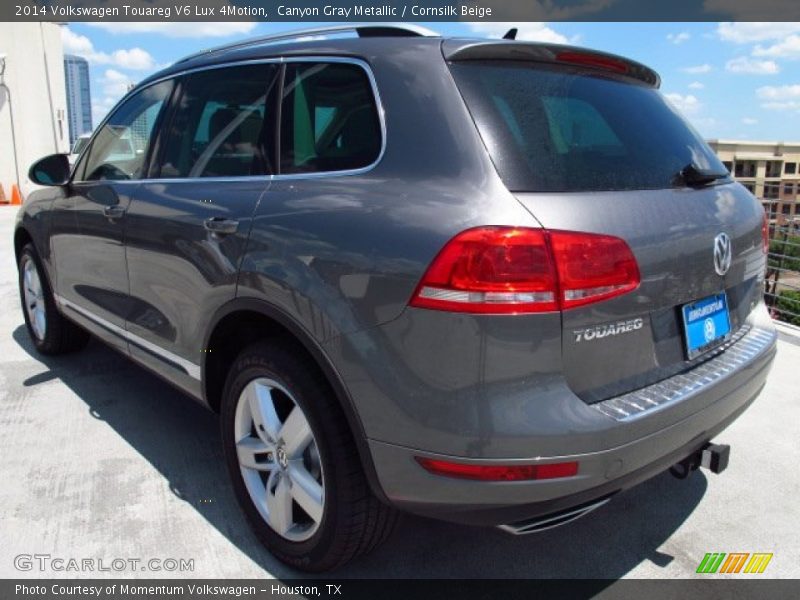 Canyon Gray Metallic / Cornsilk Beige 2014 Volkswagen Touareg V6 Lux 4Motion