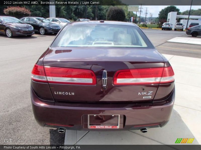 Bordeaux Reserve Metallic / Light Camel 2012 Lincoln MKZ AWD