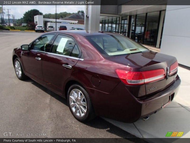 Bordeaux Reserve Metallic / Light Camel 2012 Lincoln MKZ AWD