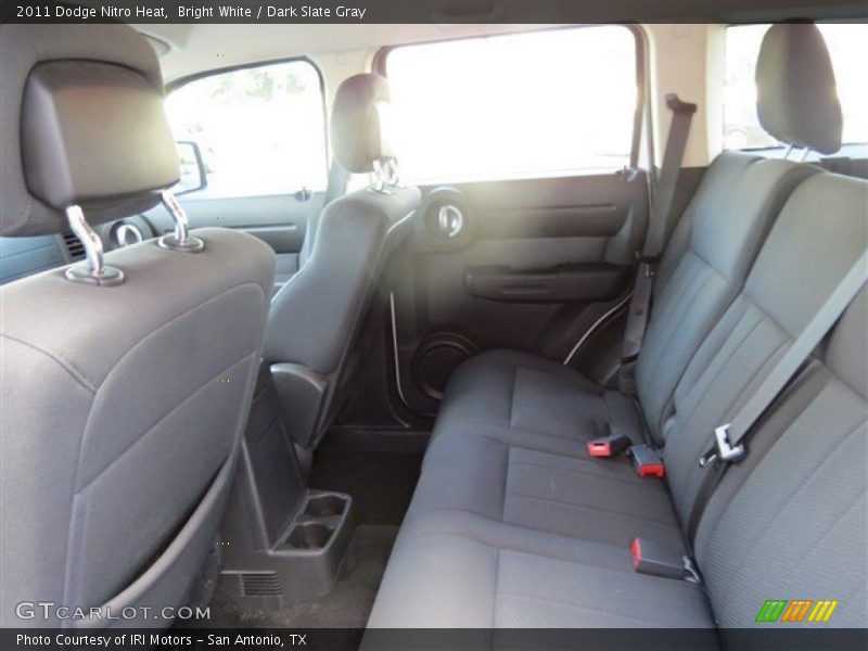 Bright White / Dark Slate Gray 2011 Dodge Nitro Heat