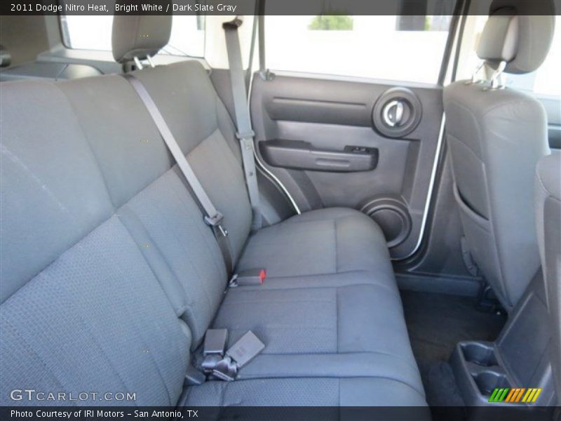 Bright White / Dark Slate Gray 2011 Dodge Nitro Heat
