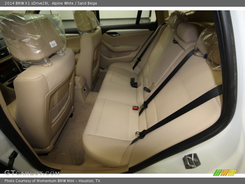 Alpine White / Sand Beige 2014 BMW X1 sDrive28i