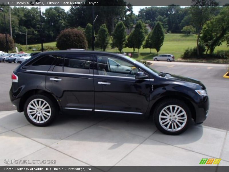 Tuxedo Black Metallic / Canyon 2012 Lincoln MKX AWD