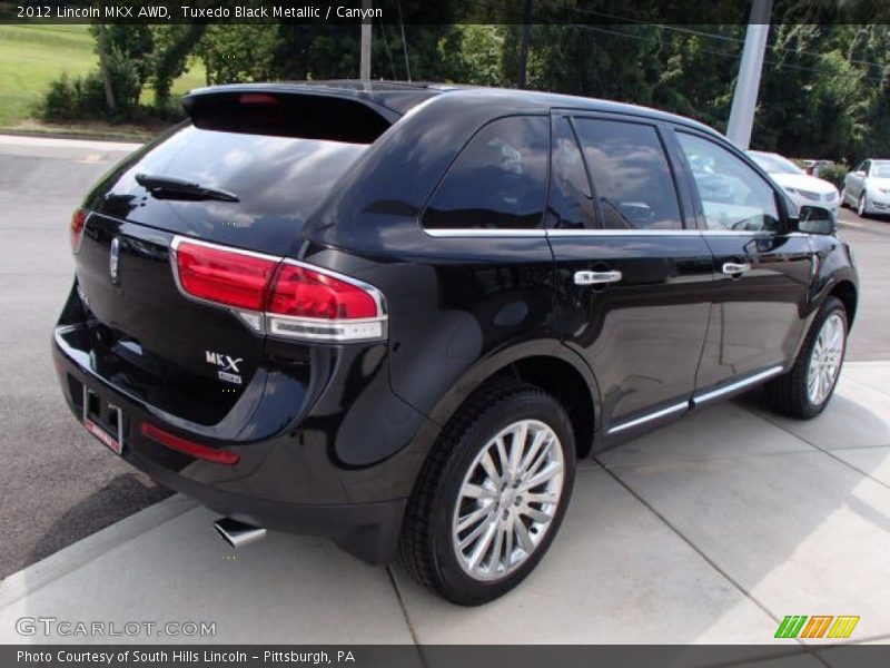 Tuxedo Black Metallic / Canyon 2012 Lincoln MKX AWD