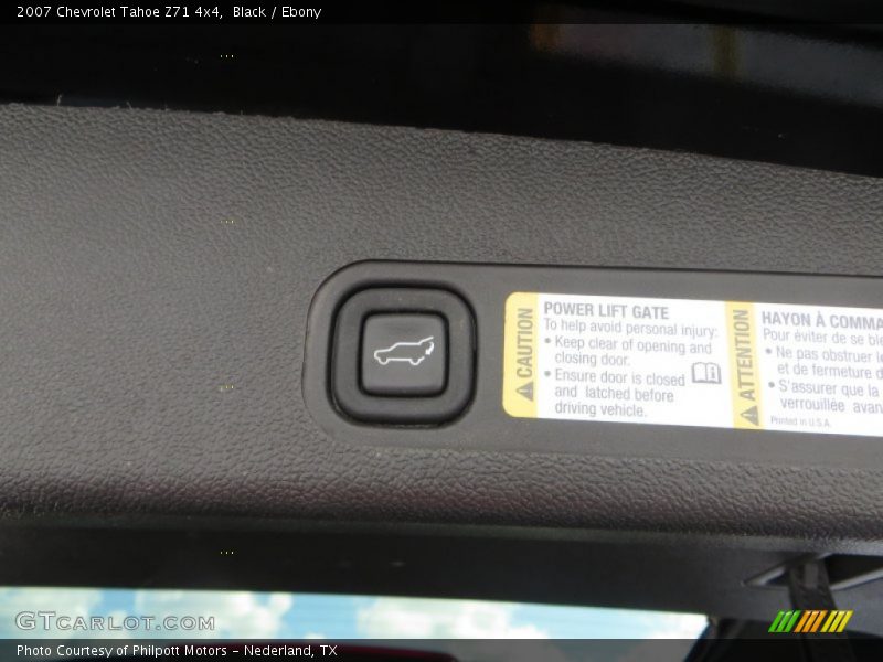 Black / Ebony 2007 Chevrolet Tahoe Z71 4x4