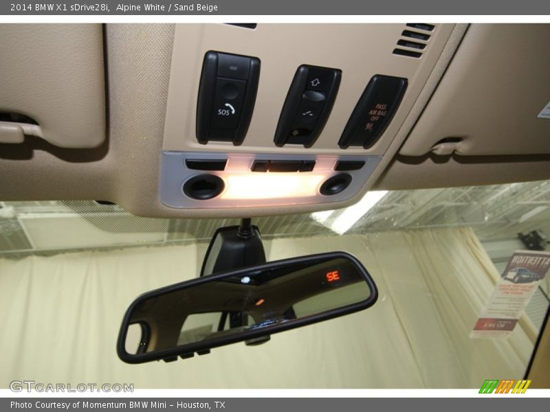 Alpine White / Sand Beige 2014 BMW X1 sDrive28i