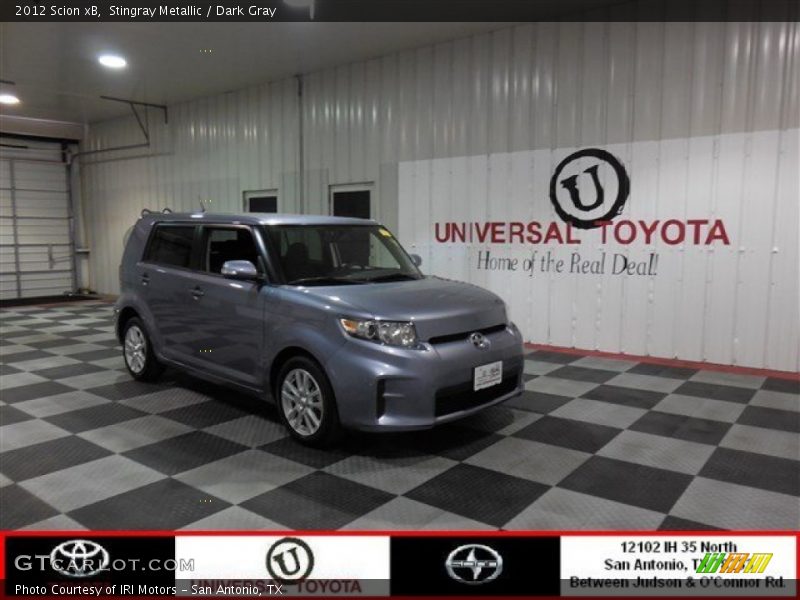 Stingray Metallic / Dark Gray 2012 Scion xB