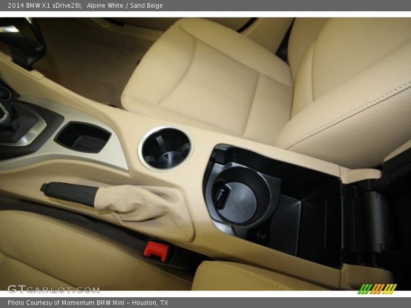Alpine White / Sand Beige 2014 BMW X1 sDrive28i