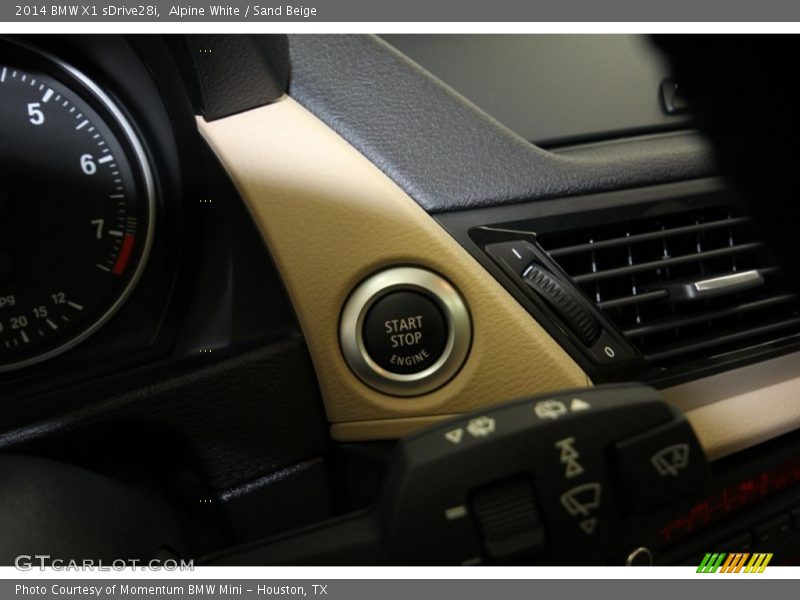 Alpine White / Sand Beige 2014 BMW X1 sDrive28i
