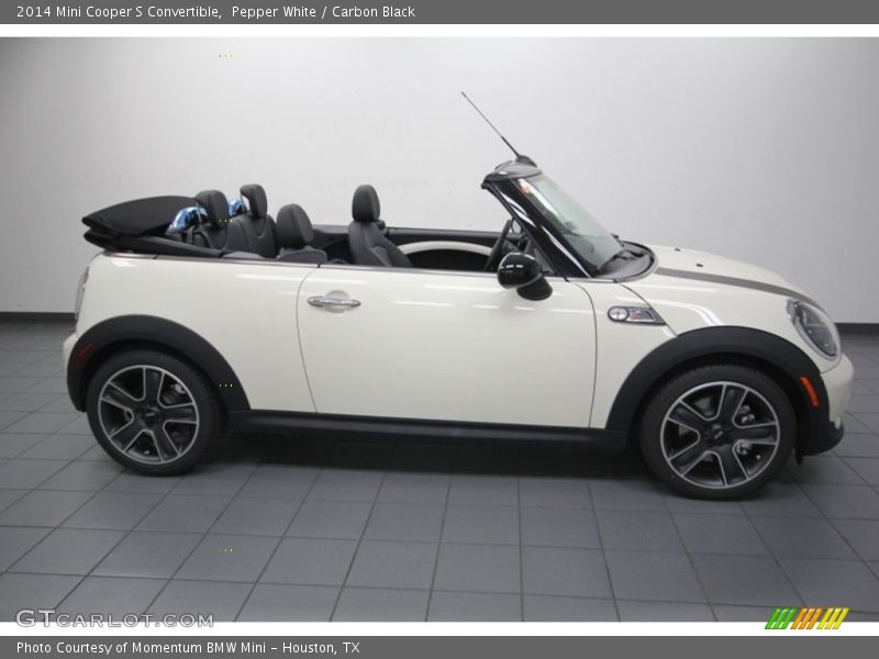  2014 Cooper S Convertible Pepper White