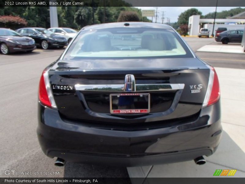 Black / Light Camel 2012 Lincoln MKS AWD