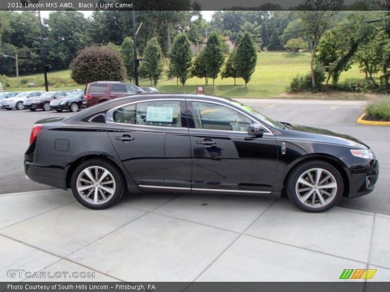 Black / Light Camel 2012 Lincoln MKS AWD