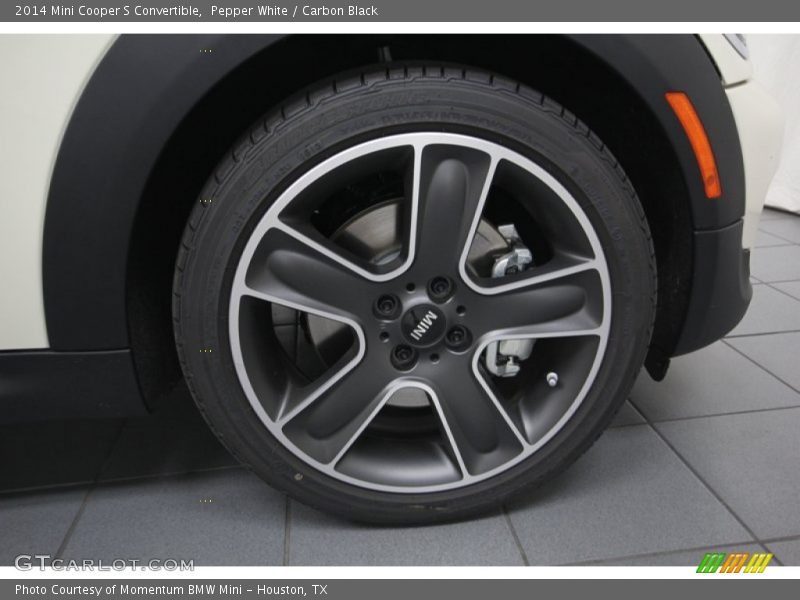 Pepper White / Carbon Black 2014 Mini Cooper S Convertible