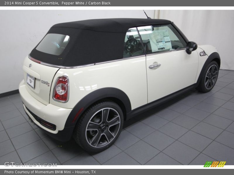 Pepper White / Carbon Black 2014 Mini Cooper S Convertible