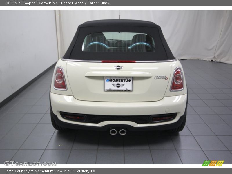 Pepper White / Carbon Black 2014 Mini Cooper S Convertible