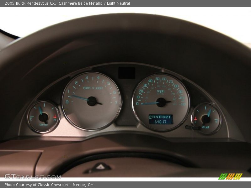 Cashmere Beige Metallic / Light Neutral 2005 Buick Rendezvous CX