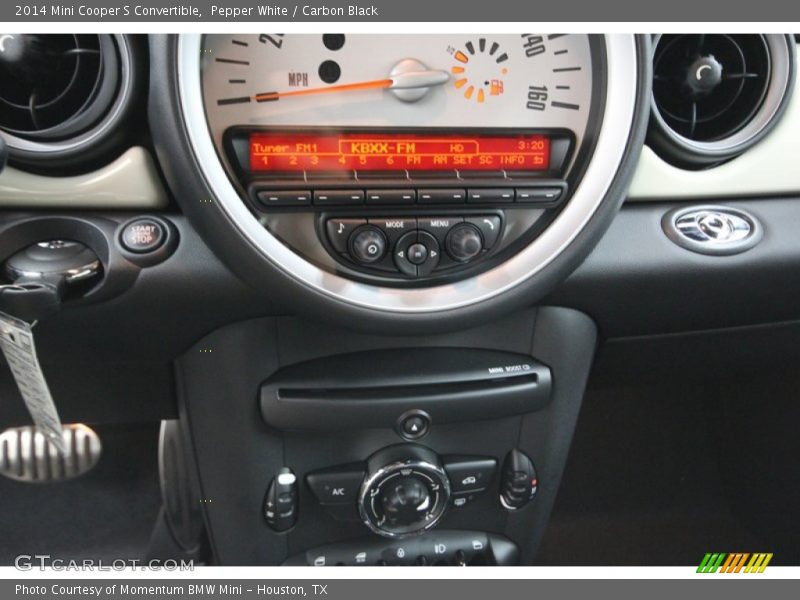 Pepper White / Carbon Black 2014 Mini Cooper S Convertible