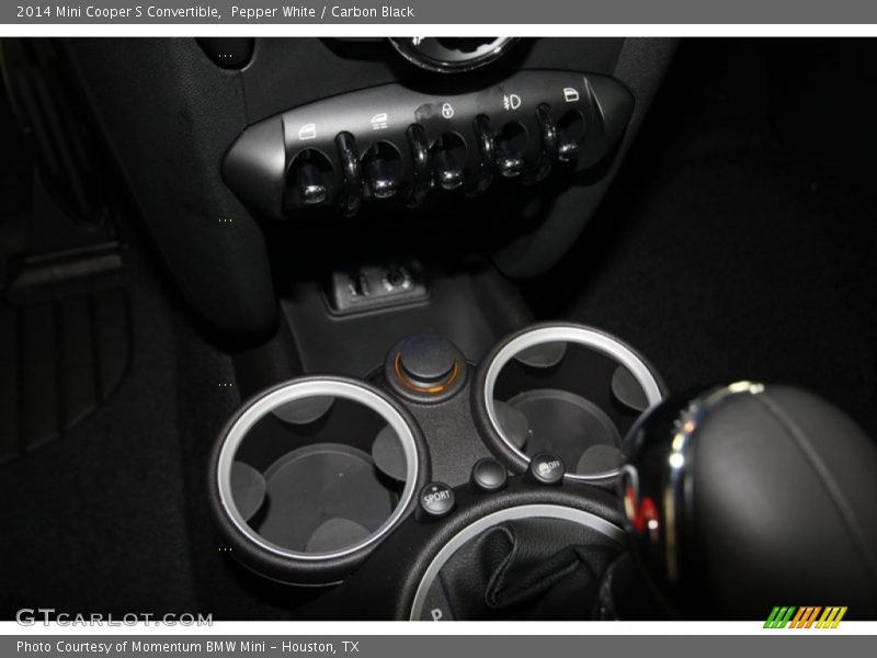 Pepper White / Carbon Black 2014 Mini Cooper S Convertible