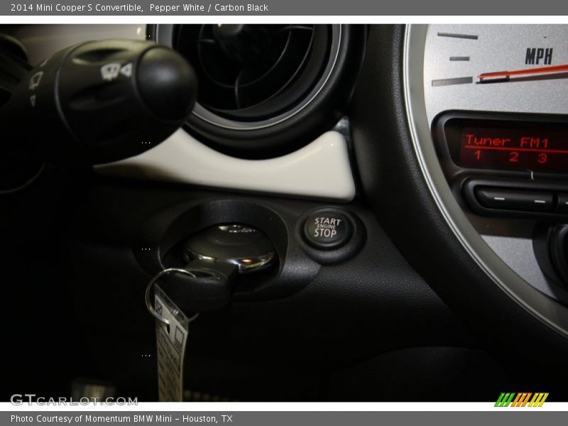 Pepper White / Carbon Black 2014 Mini Cooper S Convertible
