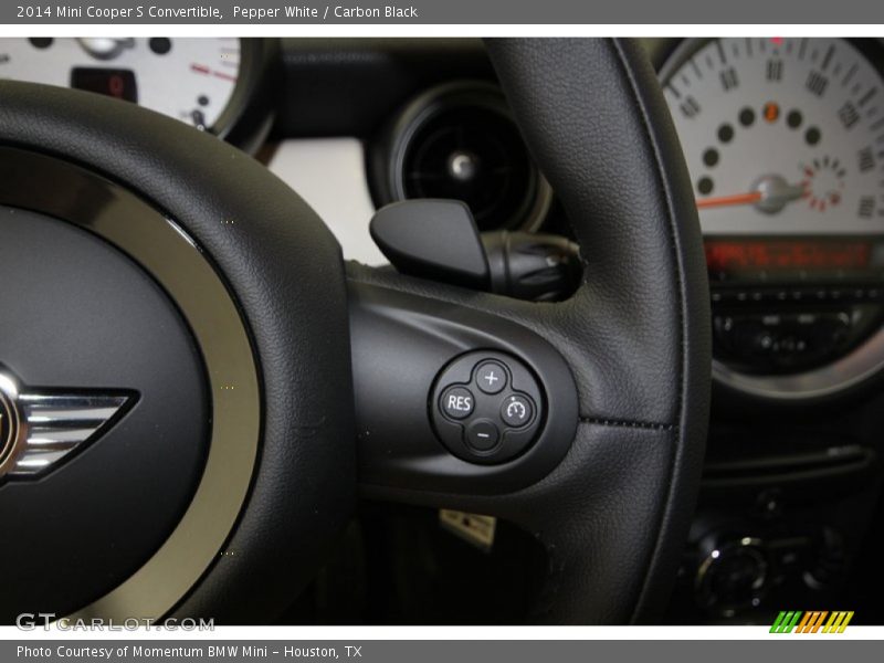 Pepper White / Carbon Black 2014 Mini Cooper S Convertible