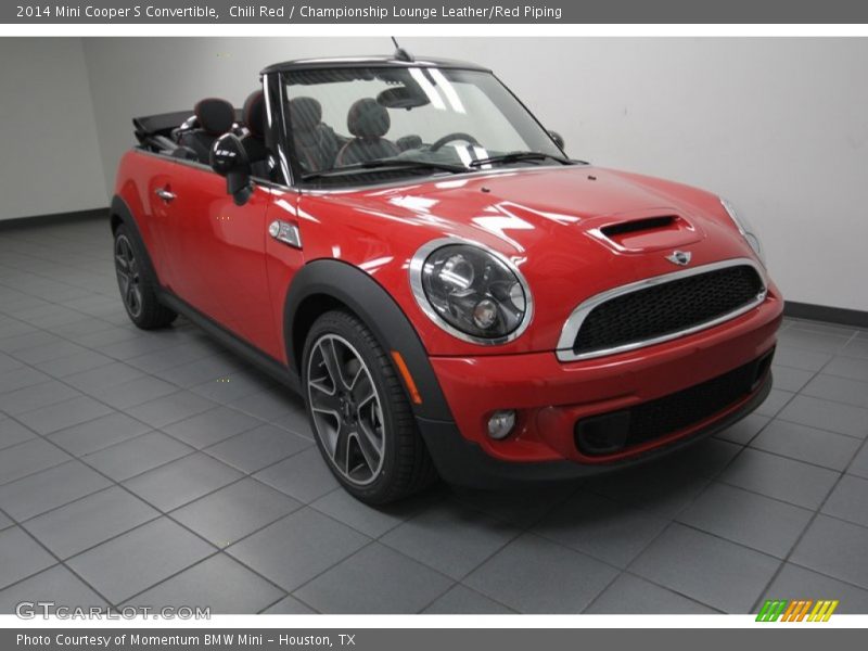 Front 3/4 View of 2014 Cooper S Convertible
