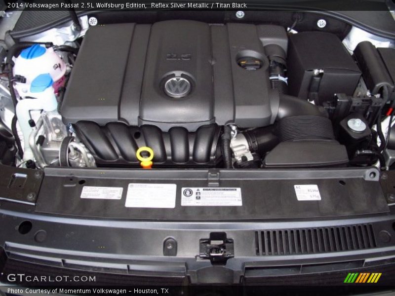 Reflex Silver Metallic / Titan Black 2014 Volkswagen Passat 2.5L Wolfsburg Edition