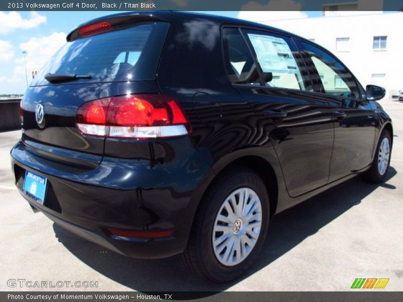 Black / Titan Black 2013 Volkswagen Golf 4 Door