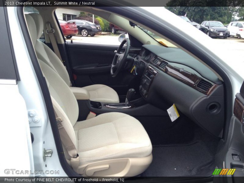 Summit White / Neutral 2013 Chevrolet Impala LT