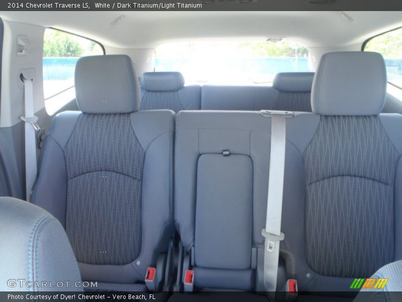 White / Dark Titanium/Light Titanium 2014 Chevrolet Traverse LS