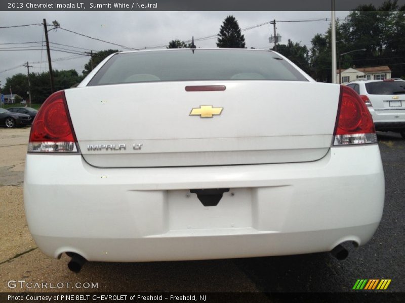 Summit White / Neutral 2013 Chevrolet Impala LT