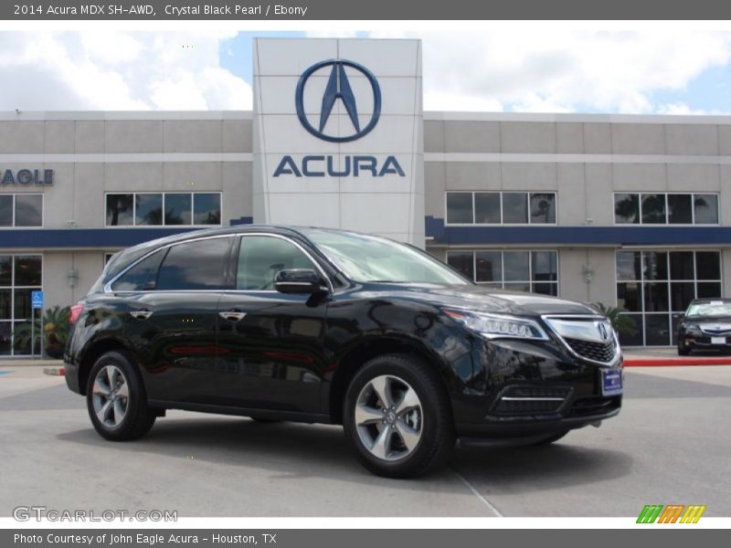 Crystal Black Pearl / Ebony 2014 Acura MDX SH-AWD