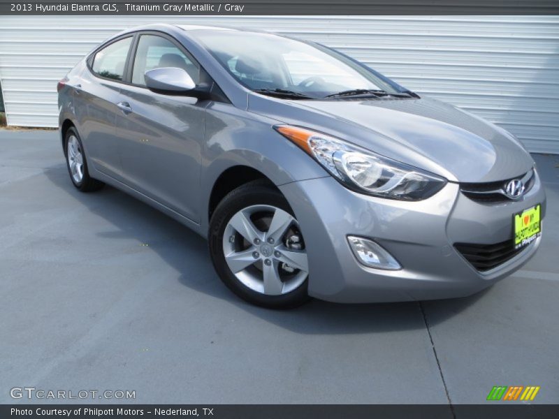 Titanium Gray Metallic / Gray 2013 Hyundai Elantra GLS