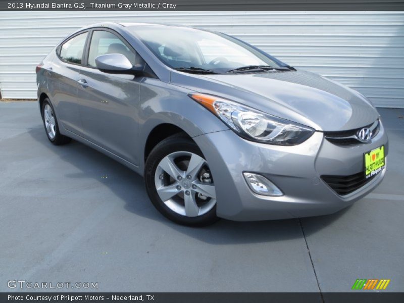 Titanium Gray Metallic / Gray 2013 Hyundai Elantra GLS