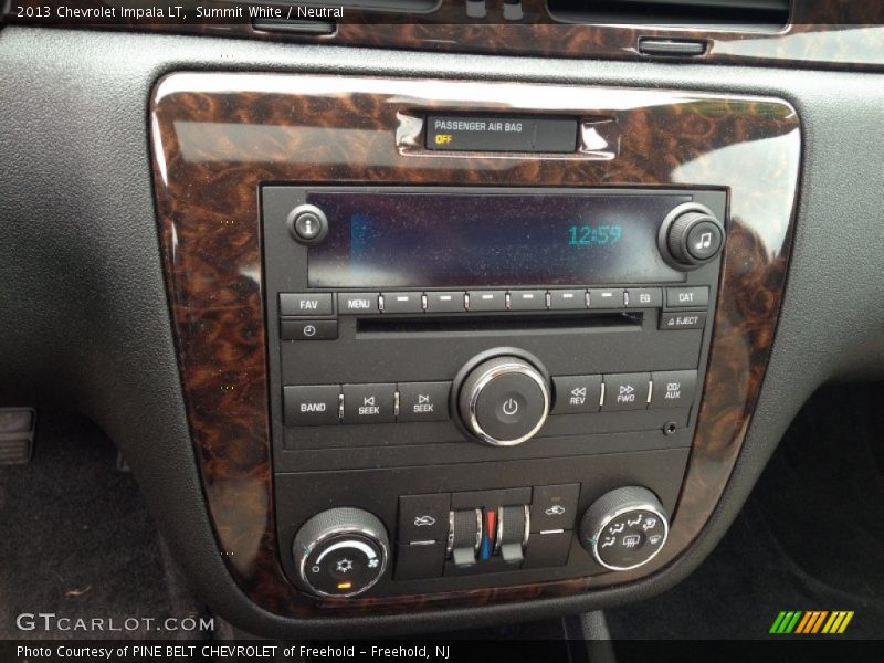 Summit White / Neutral 2013 Chevrolet Impala LT