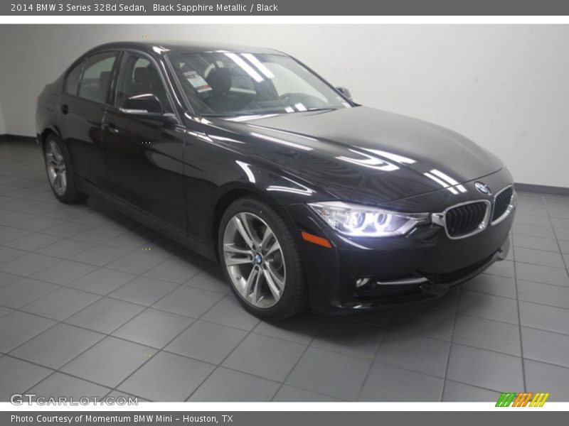 Black Sapphire Metallic / Black 2014 BMW 3 Series 328d Sedan