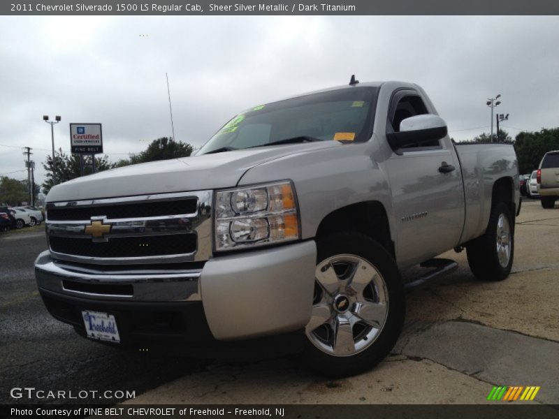 Sheer Silver Metallic / Dark Titanium 2011 Chevrolet Silverado 1500 LS Regular Cab