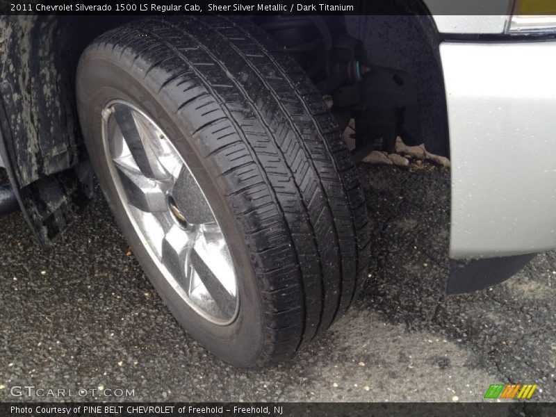 Sheer Silver Metallic / Dark Titanium 2011 Chevrolet Silverado 1500 LS Regular Cab