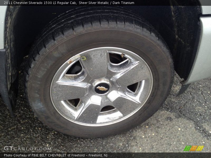 Sheer Silver Metallic / Dark Titanium 2011 Chevrolet Silverado 1500 LS Regular Cab