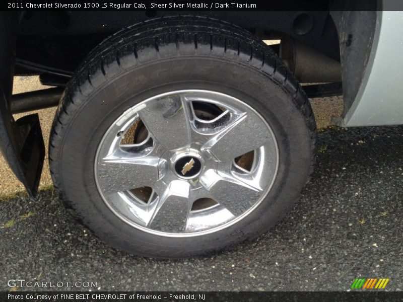 Sheer Silver Metallic / Dark Titanium 2011 Chevrolet Silverado 1500 LS Regular Cab