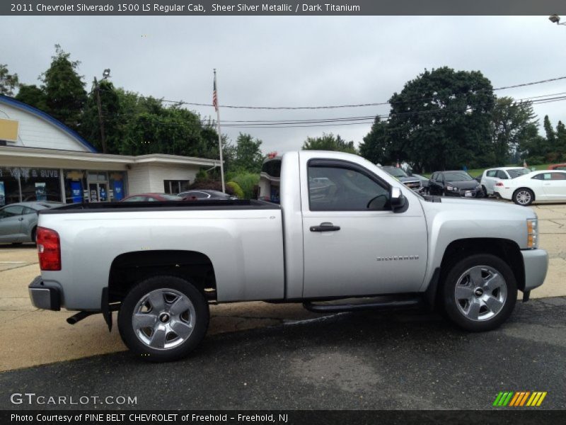 Sheer Silver Metallic / Dark Titanium 2011 Chevrolet Silverado 1500 LS Regular Cab