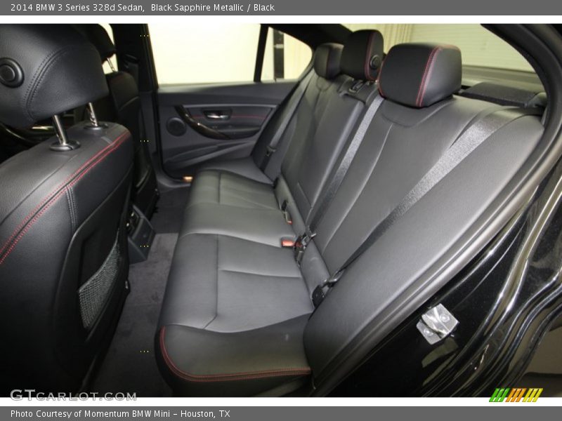 Rear Seat of 2014 3 Series 328d Sedan
