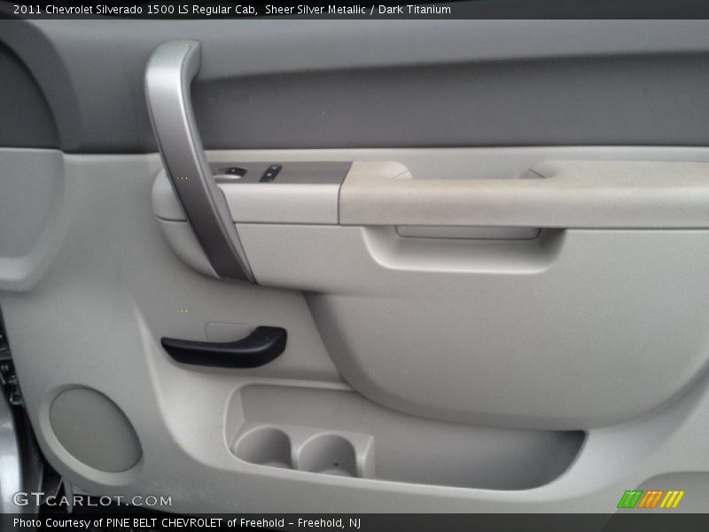 Sheer Silver Metallic / Dark Titanium 2011 Chevrolet Silverado 1500 LS Regular Cab