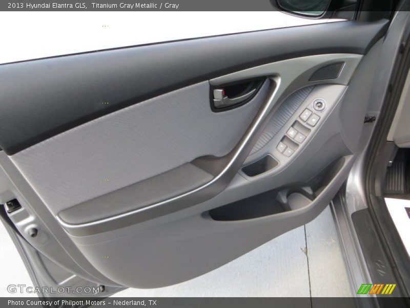 Titanium Gray Metallic / Gray 2013 Hyundai Elantra GLS